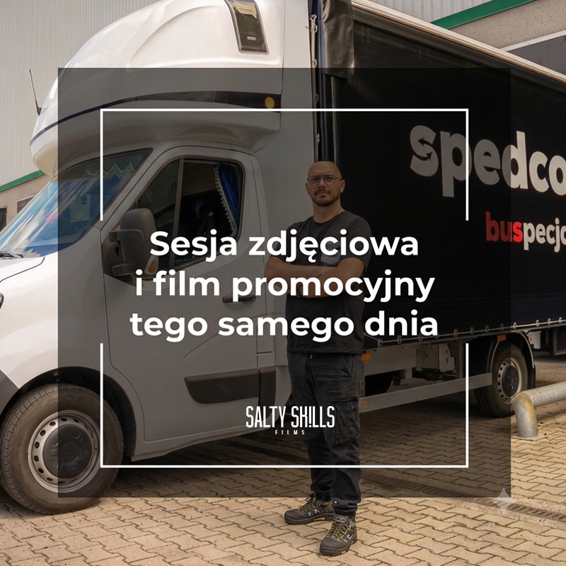 sesja zdjeciowa i film tego samego dnia